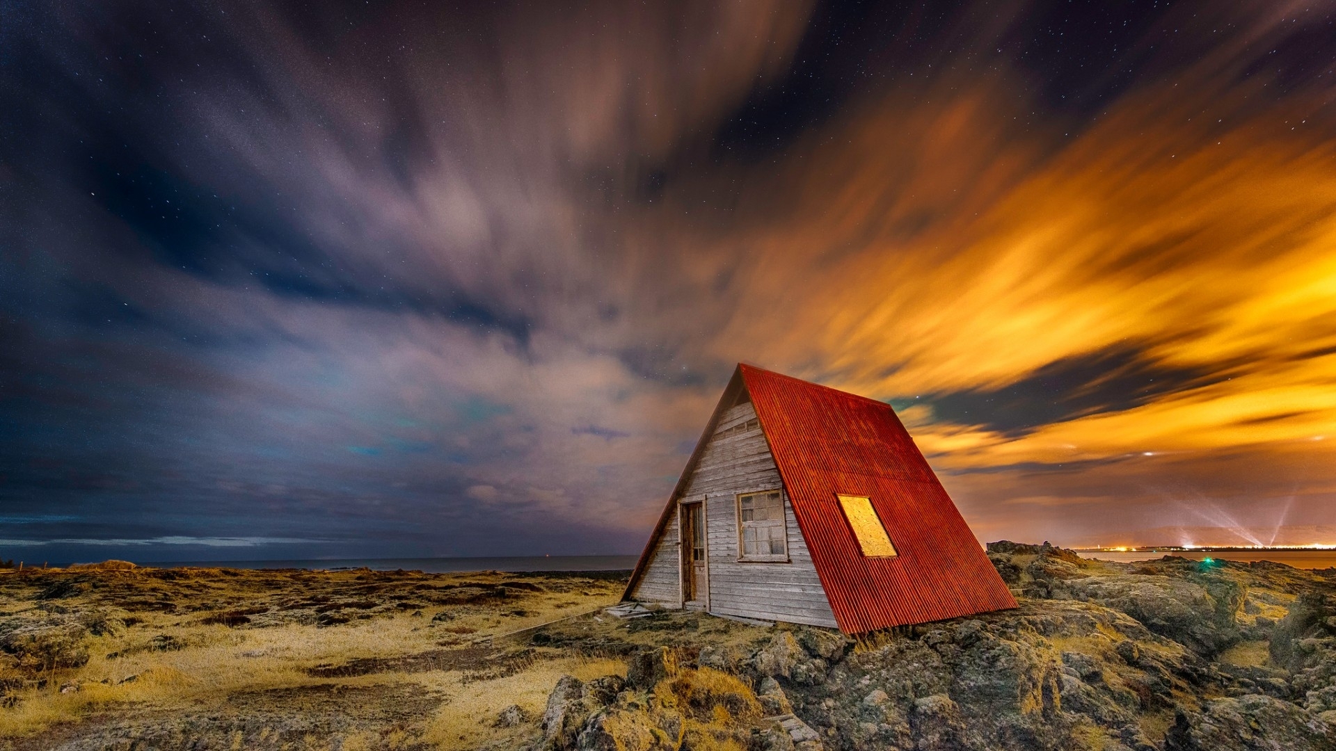 冰岛木屋图片