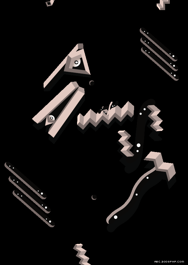 YWFT Mimic创意英文字体设计---酷图编号8