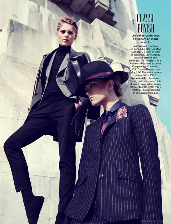 Glamour魅力法国2013年9月-街头经典颜色图案女装秀---酷图编号5