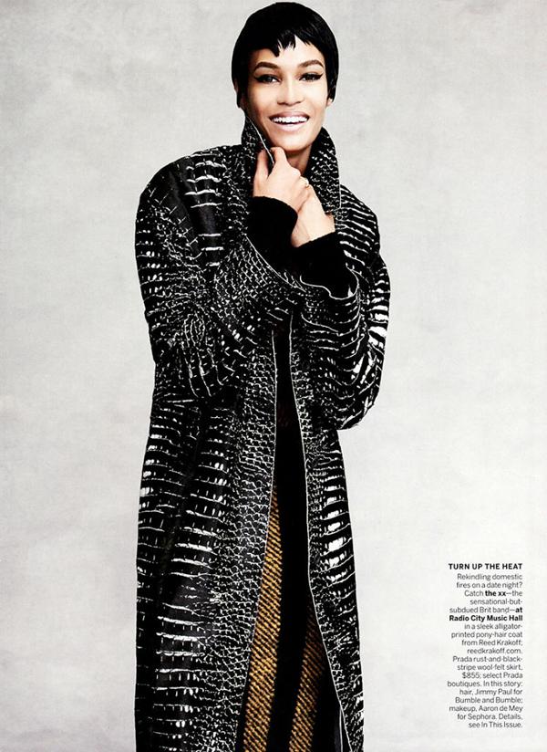 琼・斯莫斯-Vogue美国-惊人别致的秋季外套造型人像秀,灵感来自丛林---酷图编号1065569