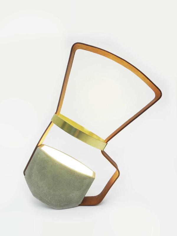 皮革混凝土装饰的照明家居-采用传统材料与古代技术组合成意想不到的家居组合---酷图编号9