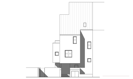 白色山墙立面联排别墅---酷图编号9