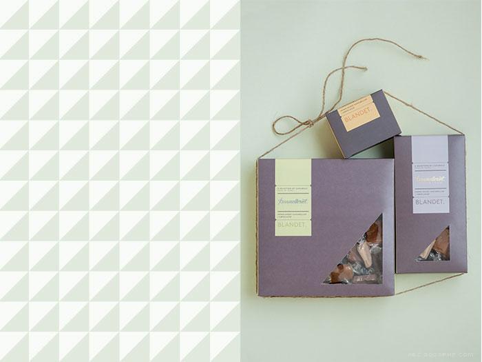 Karamelleriet焦糖美味包装-精致的质感工艺和优美柔和的配色方案,让你有想尝试这些所有美味的焦糖---酷图编号18