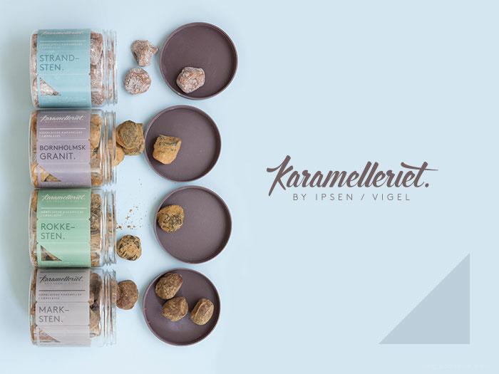 Karamelleriet焦糖美味包装-精致的质感工艺和优美柔和的配色方案,让你有想尝试这些所有美味的焦糖---酷图编号7