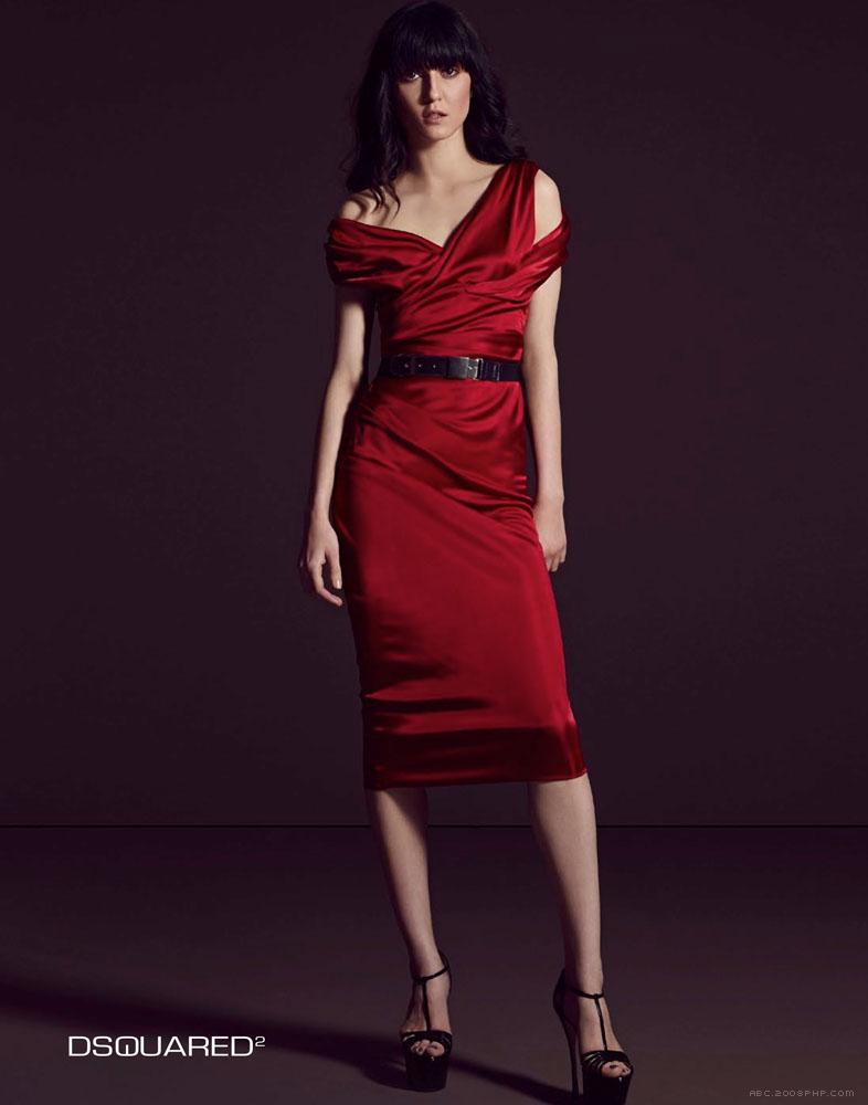 伊琳娜-华丽的印花La Maison Simons礼服和蹩脚的针织时装---酷图编号1