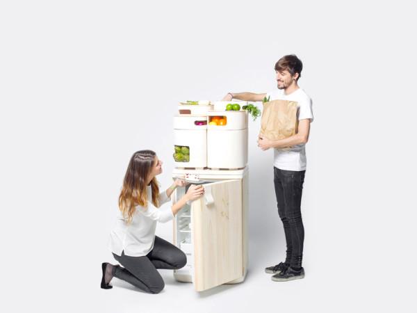 水果冰箱-旨在把水果和蔬菜进行更长时间的新鲜新概念保存---酷图编号6