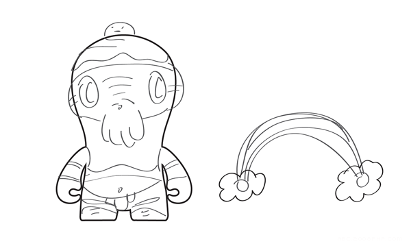 眼镜小胡子乙烯基玩具---酷图编号3