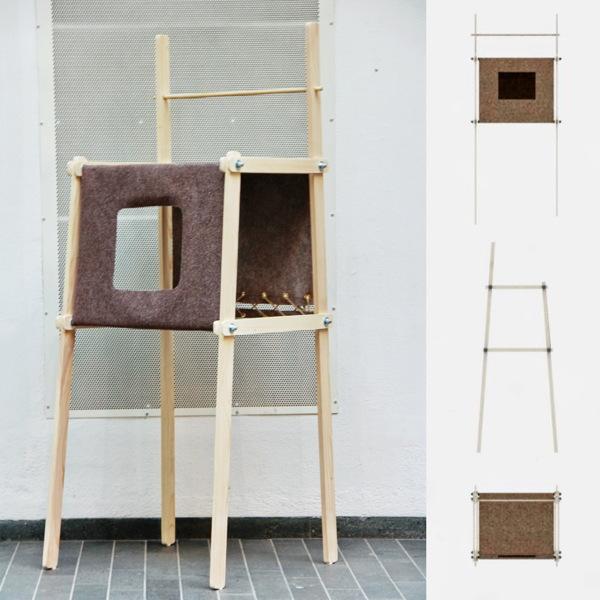 容易组装,运输和制造的小型家具-用于存储大衣,帽子,衣服等---酷图编号1069114