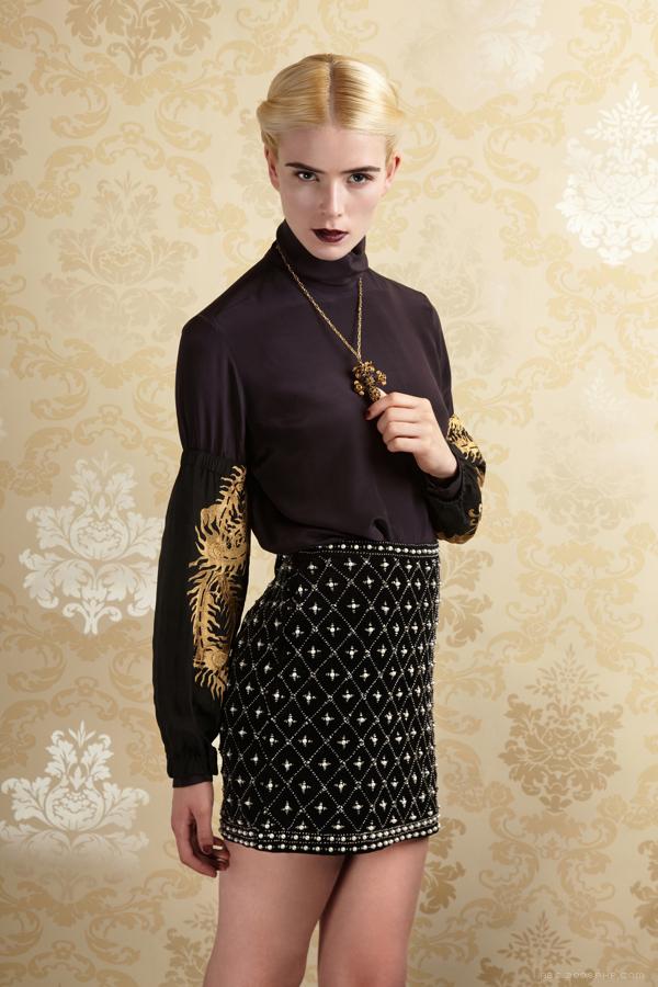 BAROQUE杂志人像-金发时尚美女---酷图编号3