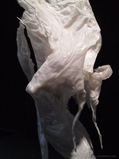 3D打印服装雕塑-荷兰时装设计师巴特赫斯创建雕塑礼服---酷图编号4