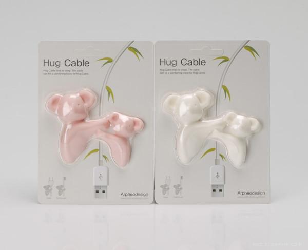 可爱的考拉“拥抱”你的USB电缆-小壁挂式装饰物,可以拥抱您的牙刷或铅笔---酷图编号1070918