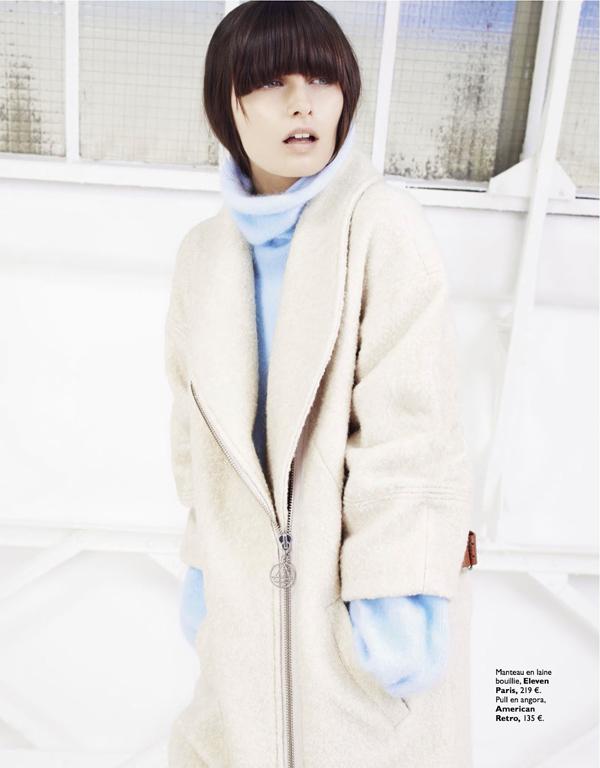 Grazia格拉齐亚法国2013年9月13-宽松的中性色彩针织和舒适的大衣---酷图编号8