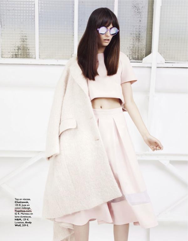 Grazia格拉齐亚法国2013年9月13-宽松的中性色彩针织和舒适的大衣---酷图编号7