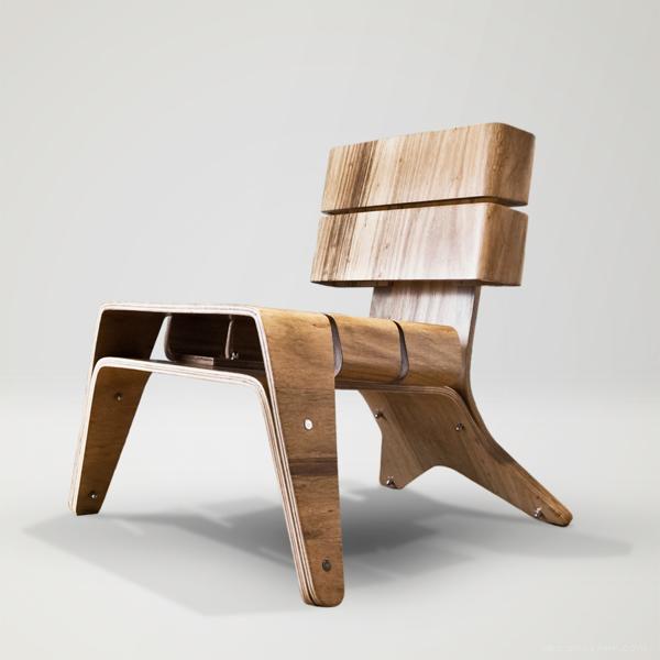 Eira Chair木质椅-优雅原创创新的设计---酷图编号1071374