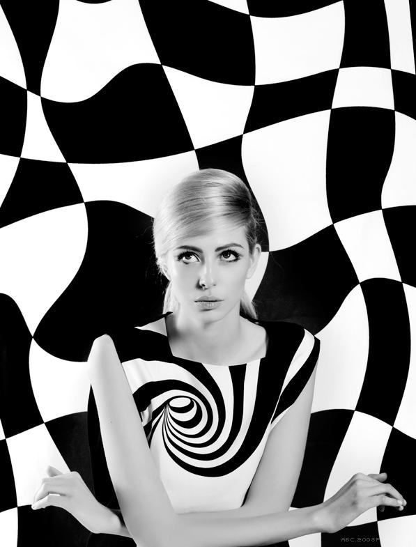 THE GAME-斑马黑白条纹时尚女---酷图编号8