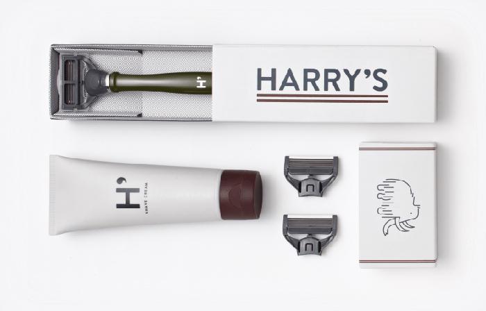Harry's Truman男士的装备-剃须刀与洗面奶包装设计---酷图编号1