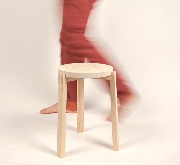 Erpin stool木质圆凳子---酷图编号1073234