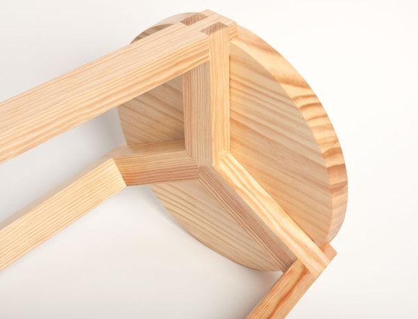 Erpin stool木质圆凳子---酷图编号1073235