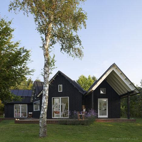 村屋-建筑位于丹麦北部,有五个山墙舱---酷图编号1073381