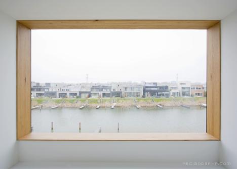 人工岛上的L形木房子-阿姆斯特丹的城市别墅----酷图编号10