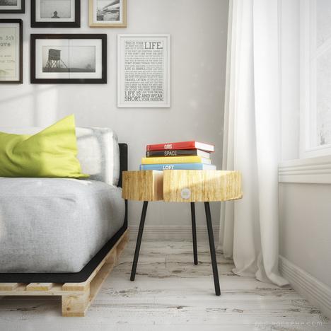 塞尔维亚3D建筑师艺术家Milan Stevanović(米兰斯蒂万诺维奇)创造了一个虚构的纳维亚风格的室内壁炉装饰---酷图编号2