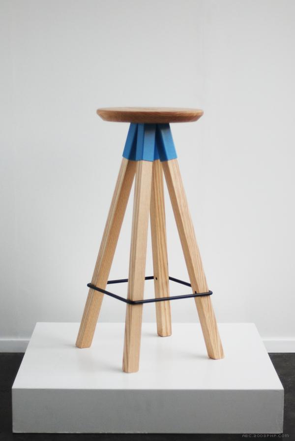 圆凳-简洁的线条和最小的硬件完成这个惊人的设计---酷图编号4