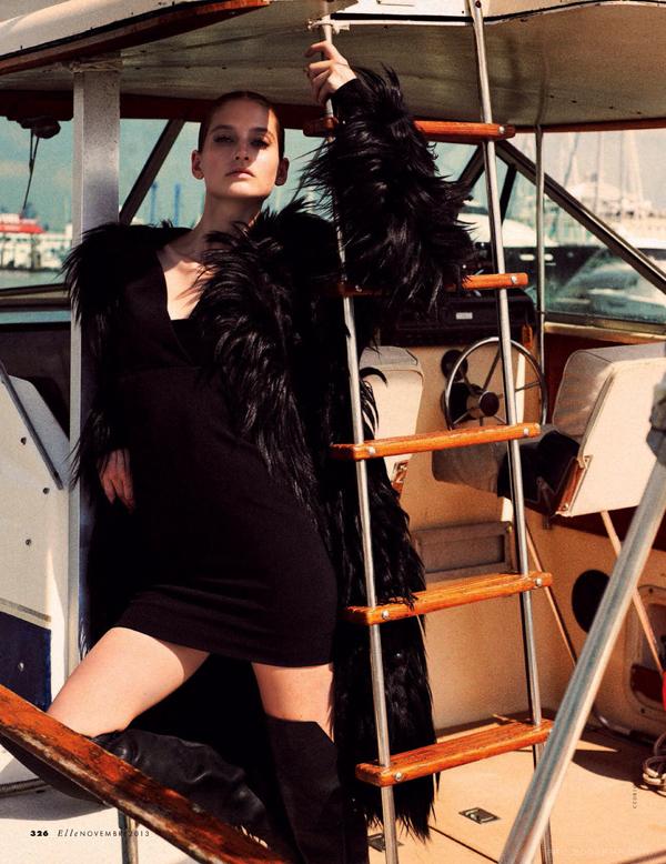 57号码头-苏珊・迪亚兹-ELLE艾丽意大利2013年11月---酷图编号11