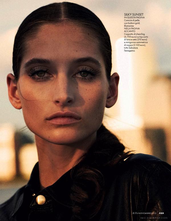 57号码头-苏珊・迪亚兹-ELLE艾丽意大利2013年11月---酷图编号4