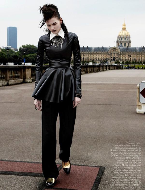 巴黎朋克公主-奇怪优雅的黑色杂志---酷图编号4