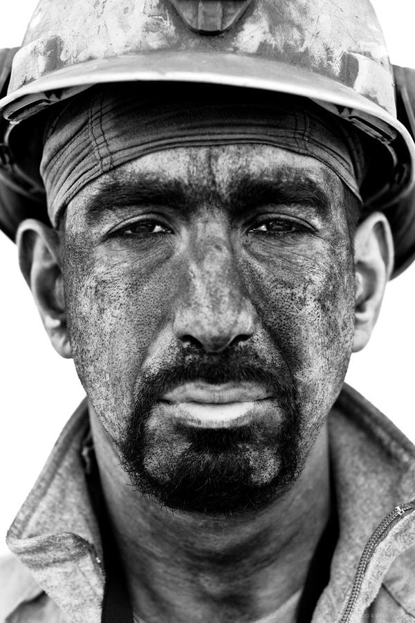 意大利矿工黑白人物肖像---酷图编号14