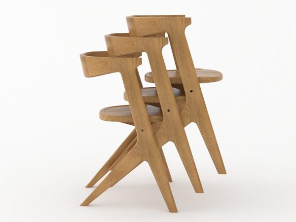 Tomdixon_slab木质靠椅设计---酷图编号2