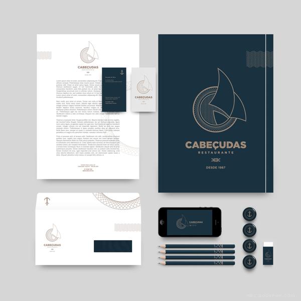 Restaurante Cabeçudas餐厅品牌设计-一种新视觉形象和一个新网站,以满足目标受众的期望和重新定位不断增长的餐馆区域市场---酷图编号1081605