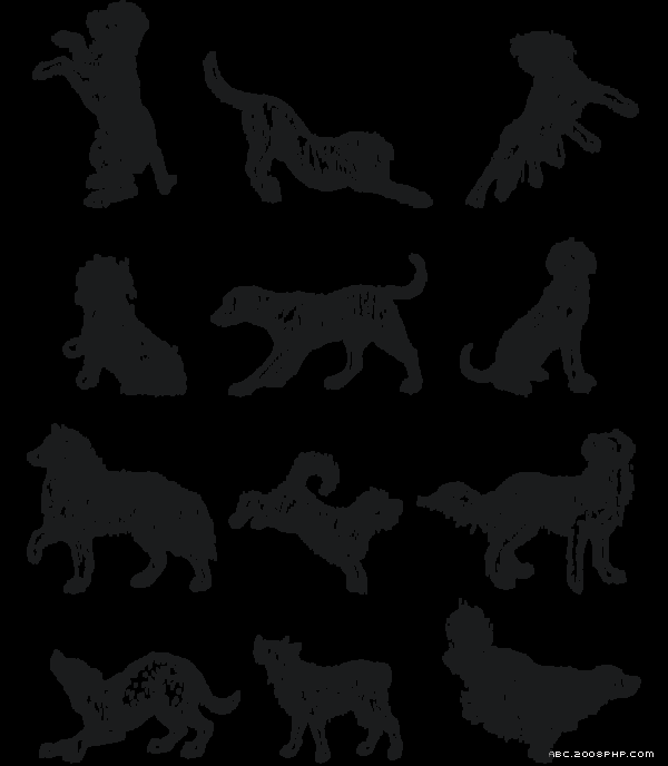 RazasÚnicas独特品种宠物狗插画与雕塑---酷图编号10