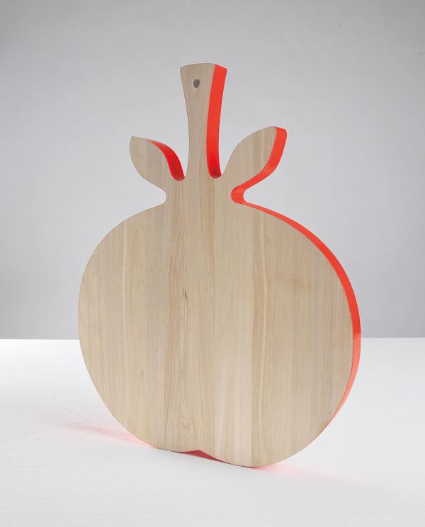 水果和蔬菜形的木制彩色水果砧板---酷图编号2