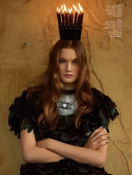 Vogue巴西-时尚大地女神黑魔法风格