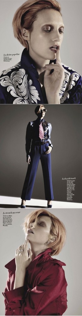 致敬时尚-法国年轻的大卫・鲍伊格拉齐亚美女时装秀