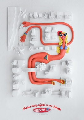 Jamoto本田汽车马达平面广告-获取更快速度