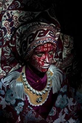 最炫非洲民族部落脸部彩绘风-保加利亚索非亚Adriana Gerasimova摄影师作品