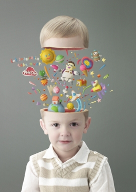 PLAY-DOH大脑智慧创意-新加坡Nemesis Pictures插画师作品