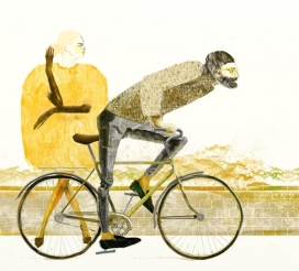 乌克兰辛菲罗波尔Natasha Shaloshvili插画师时装插图作品-Fall