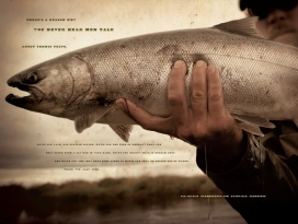 Xtreme Trout鳟鱼美食平面广告