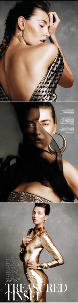 时尚泰国-纯粹优雅珍贵的金属丝女装秀-阿丽娜模特