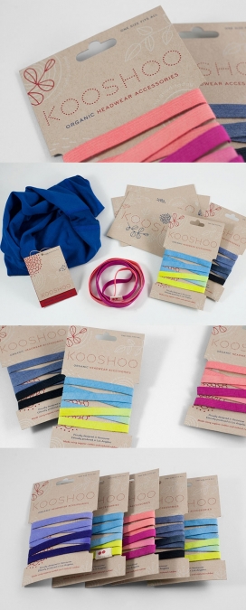 Kooshoo瑜伽配件包装-很漂亮的五彩缠线-Tracy Walker提供插画，Working Format包装设计公司作品