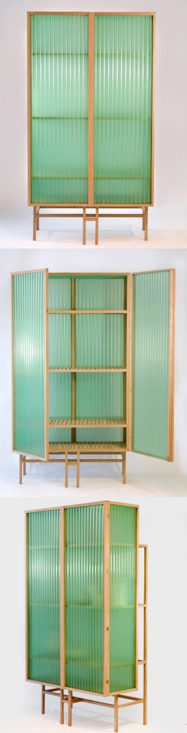 橡木家居衣柜-荷兰Dik Scheepers家居设计师作品