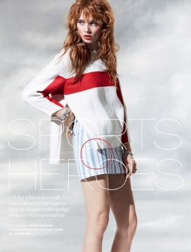 体育英雄传-ELLE世界时装之苑英国