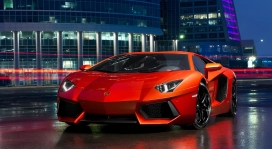 2013兰博基尼lamborghini红色跑车壁纸