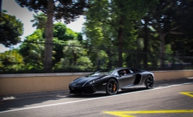 lamborghini兰博基尼黑色跑车壁纸