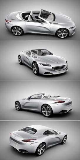 Peugeot标致SR1-概念车设计-法国马赛LOiSEL Fred工业设计师作品