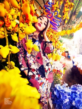 东城故事-甜美的颜色调-为Stylist杂志打造