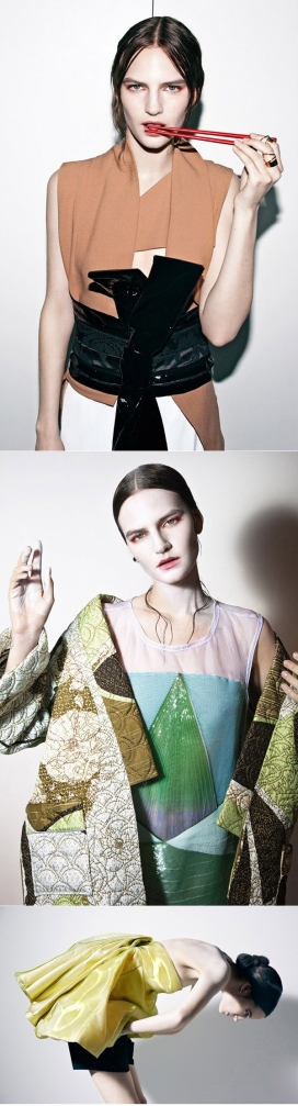 伊尔希-东方日式风格的轮廓和华丽的细节